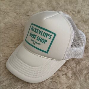 White McKevlin's Surf Shop Trucker Hat